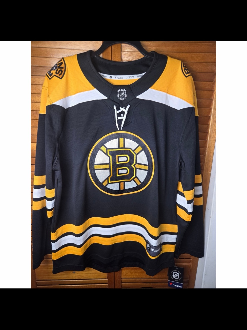 Boston Bruins Fanatics Breakaway Jersey Mens Large New With Tags